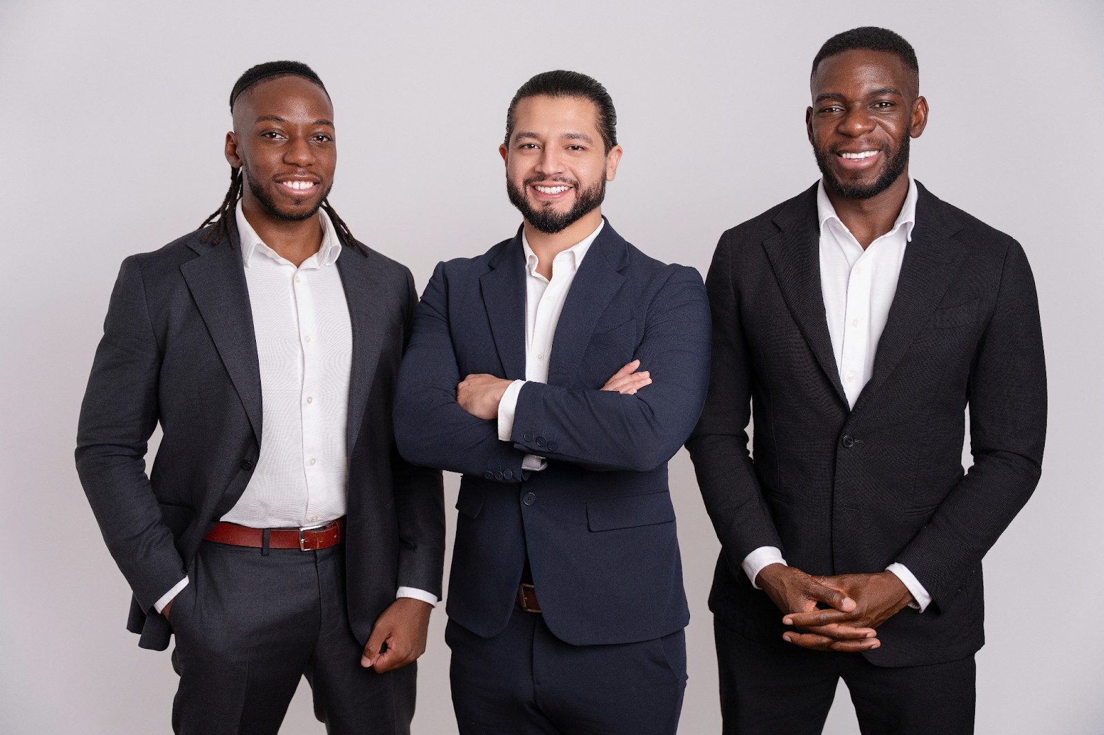 Isaiah, Luis Carchi, and Emmanuel Udotong, left to right.